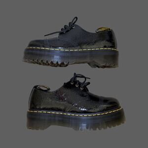 Dr. Martens 1461 Distressed Patent Leather Quad TC USM9 USL10 NWOB